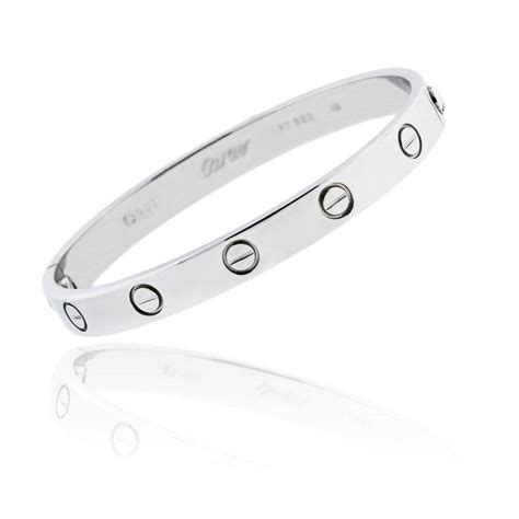 cartier love bracelet sterling silver|who wears cartier love bracelet.